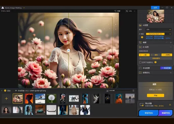 智能抠图 Matting2.6 一键快速抠图 PS 修图影楼设计 AI 抠图工具-第21张图片
