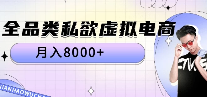 全品类私域虚拟电商 月入8000+保姆级教程-资源项目网