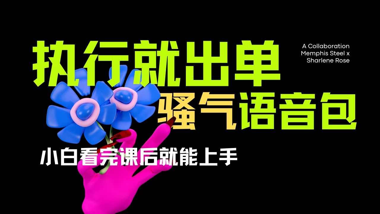 爆火全网的开车导航**气语音包。只要执行就出单,小白看完课程就能实操,当天收益2000+-资源项目网