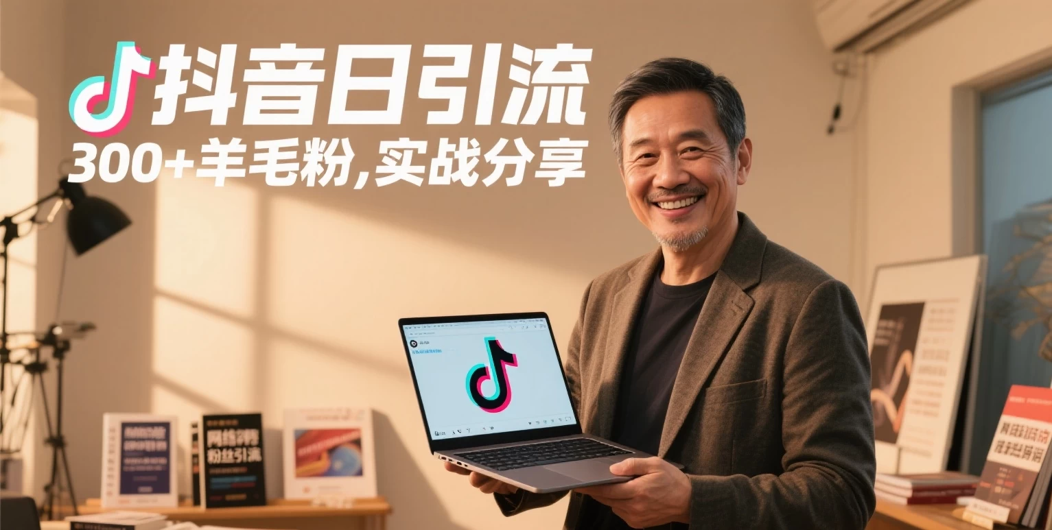抖音日引300+羊毛粉，实战分享-资源项目网