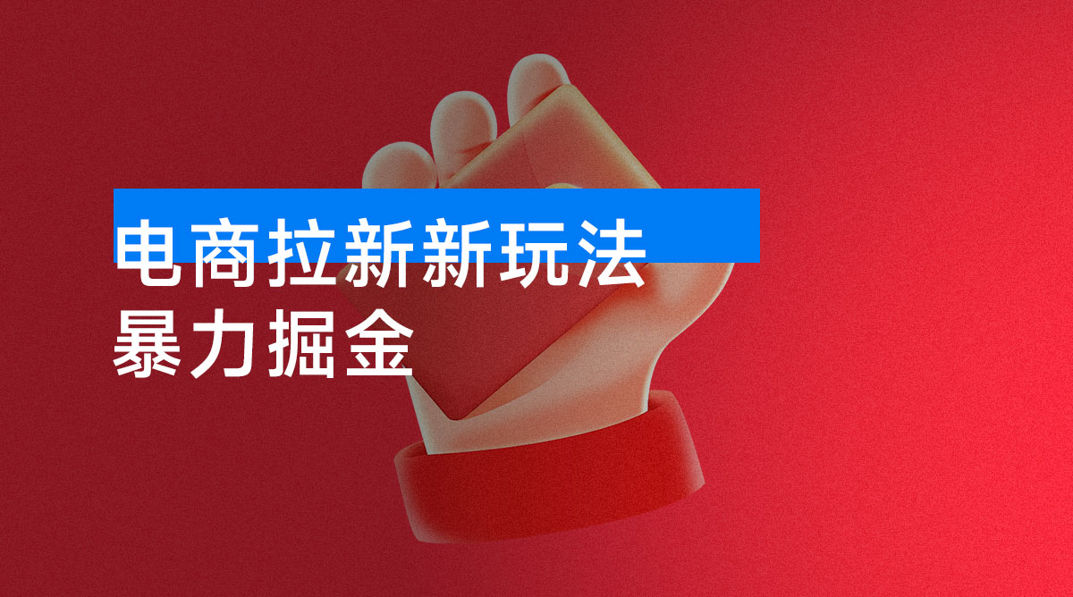 电商拉新新玩法，暴力掘金-资源项目网