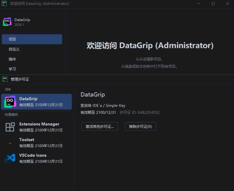 DataGrip v2026.1.0 高级版-资源项目网