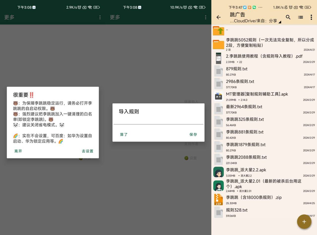 李跳跳最新版:跳广告神器+规则-资源项目网