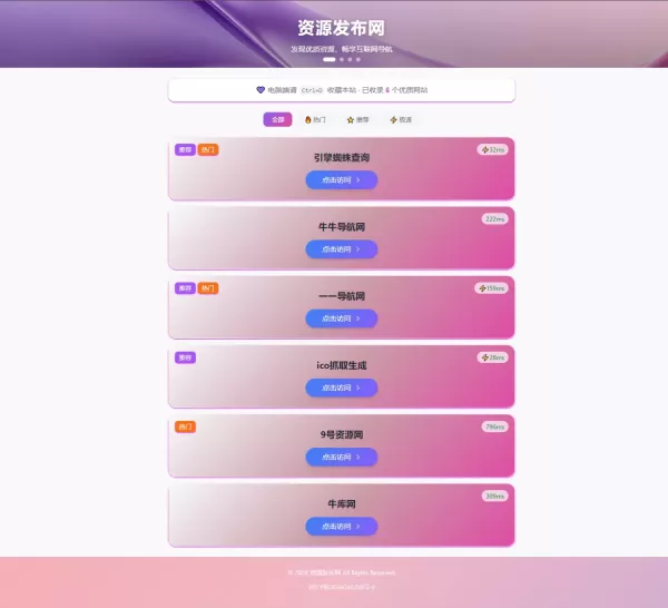 资源发布网同款引导发布页源码 资源发布网同款引导发布页源码