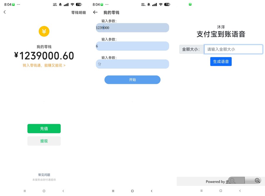 余额装测试版1.3.0自定义设置 WX 支付宝余额-资源项目网