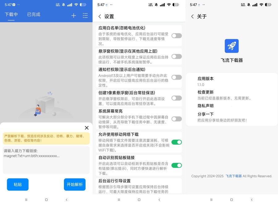 飞流下载器1.1.6免费版磁力种子不限速下载-资源项目网