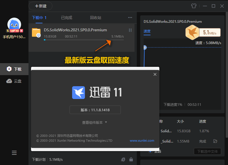 迅雷11 v11.2.2.1716 SVIP绿色版-资源项目网