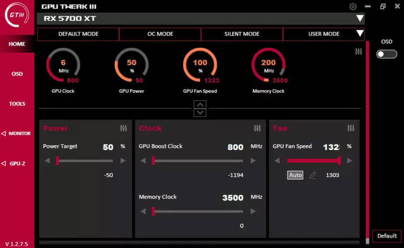 显卡超频GPU Tweak III v2.0.7.3-资源项目网