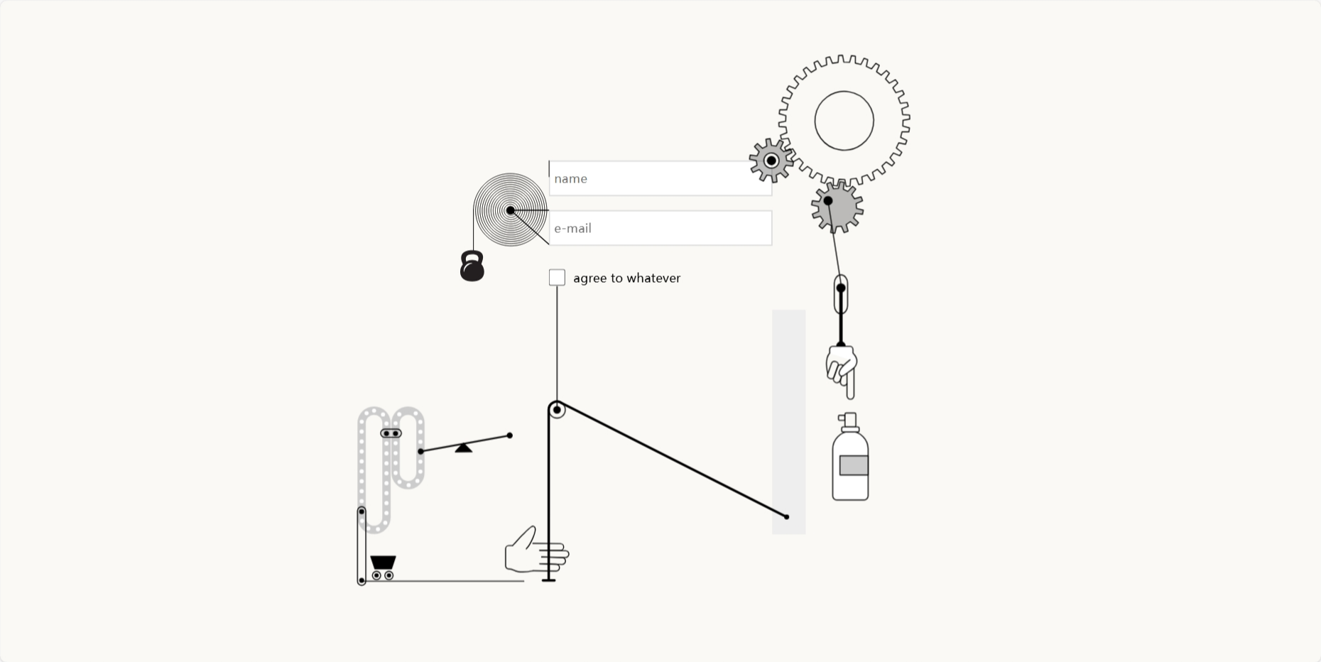 小题大做的动态互动登录页html源码-资源项目网