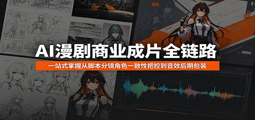 AI漫剧制作全流程:掌握从脚本到音效的全链路服务-资源项目网