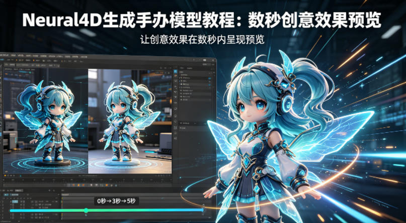 Neural4D手办模型生成教程：数秒预览创意效果-资源项目网