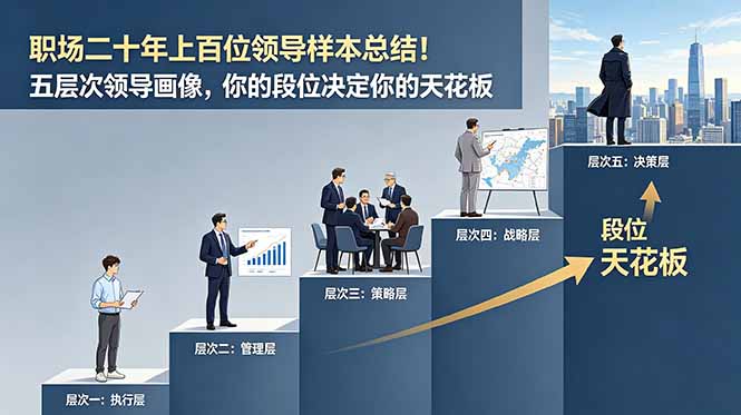 职场领导经验：揭秘五层次领导画像，提升职业天花板-资源项目网