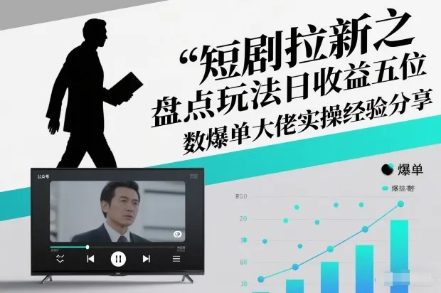 揭秘短剧拉新日收益五位数爆单：大佬实操经验分享-资源项目网