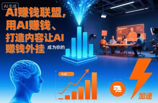 AI赚钱联盟:利用AI赚钱,打造内容让AI成为你的赚钱外挂-资源项目网