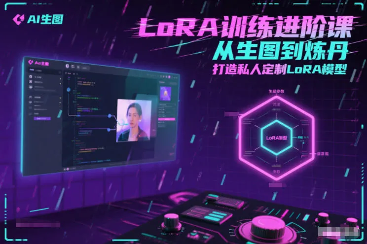 LoRA训练进阶课程：从生图到炼丹，打造个性化LoRA模型-资源项目网