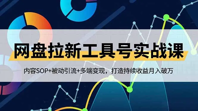 网盘拉新工具实战课:内容SOP+被动引流+多端变现,月入破万-资源项目网