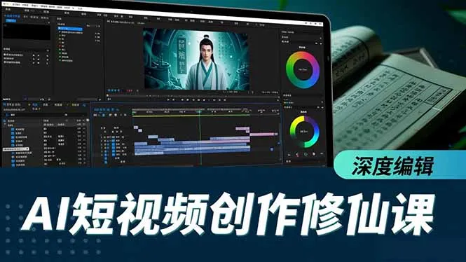 AI短视频创作修仙课:炼气至金仙,爆款复刻与深度编辑技巧全解析-资源项目网
