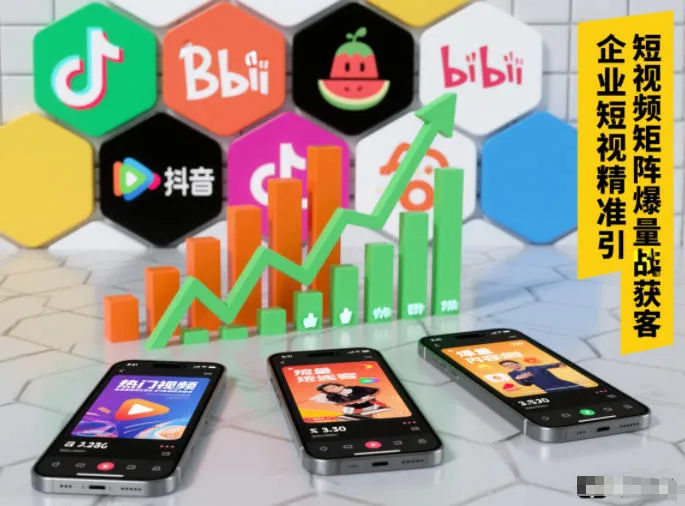企业短视频引流矩阵：精准获客与爆量战法-资源项目网