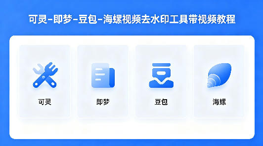可灵视频去水印工具：豆包海螺视频教程-资源项目网