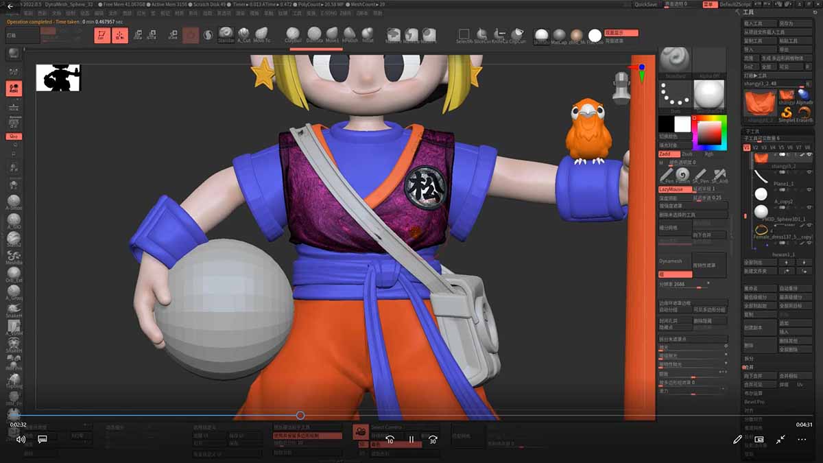图片[2]-3D卡通建模系统课1.0：从入门到进阶 | ZBrush雕刻+Blender渲染，10章覆盖完整工作流-资源项目网