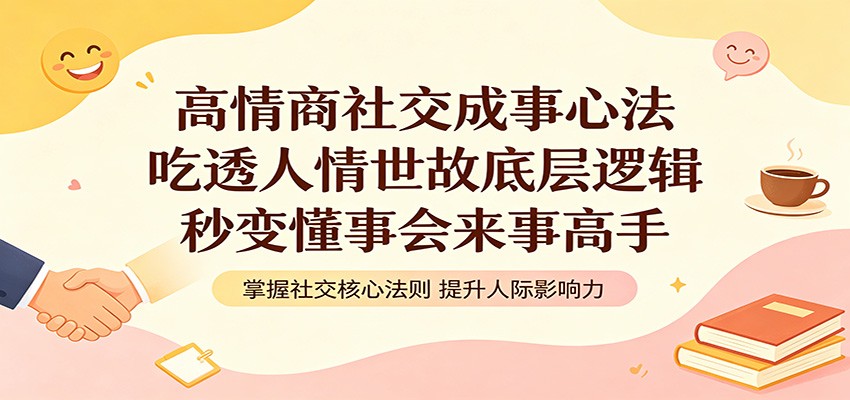 高情商社交技巧：掌握人情世故底层逻辑，成为会来事的高手-资源项目网