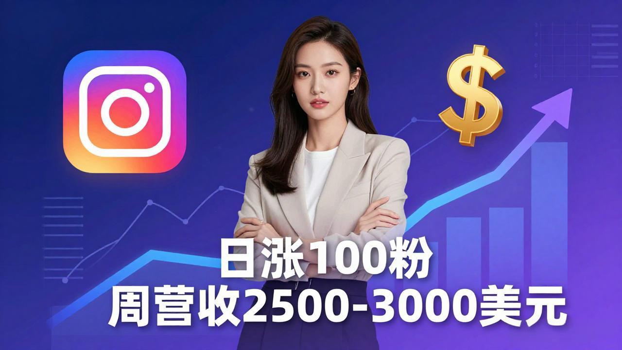 Sheri亲授：日增100粉丝，Instagram轻松月入2500至3000美元-资源项目网