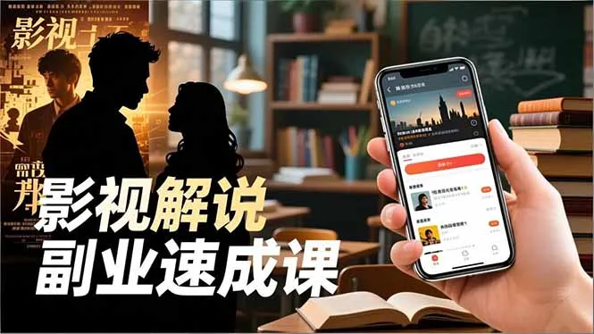 Tk影视解说副业速成课:软件安装、全流程实操、爆款预设,新手两周变现-资源项目网