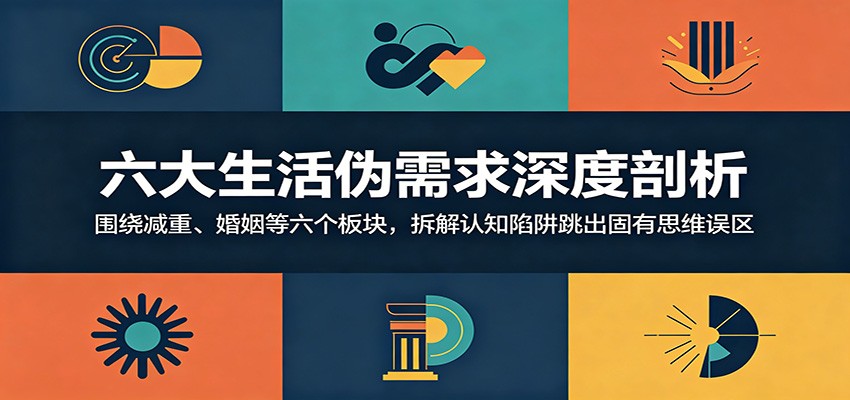 六大生活伪需求深度剖析：减重、婚姻等板块，揭秘认知陷阱与误区-资源项目网