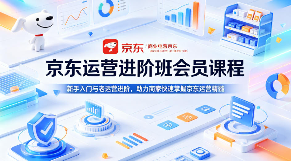 京东运营进阶班会员课程：新手到老手，快速掌握京东运营精髓-资源项目网