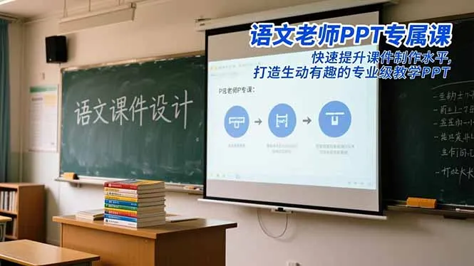 提升课件制作技巧：语文老师PPT高效课程，打造专业级教学PPT-资源项目网