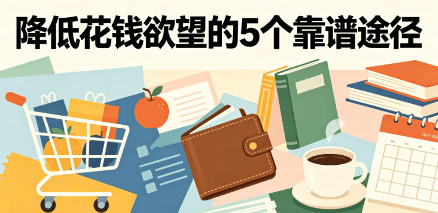 降低花钱欲望的5个靠谱方法：免费资源指南-资源项目网