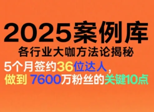 2025案例库：揭秘各行业大咖的实用方法论-资源项目网