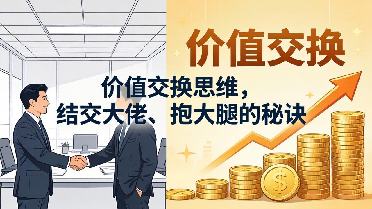 付费文章揭秘：价值交换思维与结交大佬、抱大腿的秘诀-资源项目网