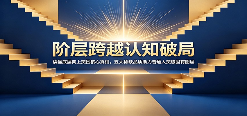 ‘普通人如何突破阶层限制：五大稀缺品质助力向上突围，认知破局关键真相解析’-资源项目网