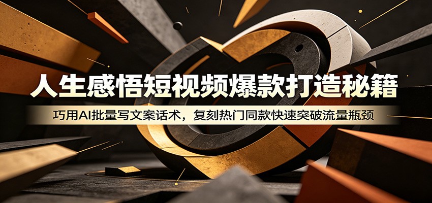 爆款短视频文案打造:A工具批量生成话术,快速突破流量瓶颈-资源项目网