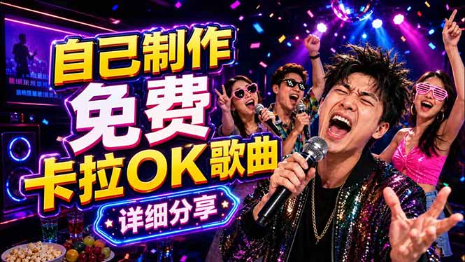 免费卡拉OK歌曲制作全攻略：音轨分离字幕制作，零基础快速做出专业K歌视频-资源项目网