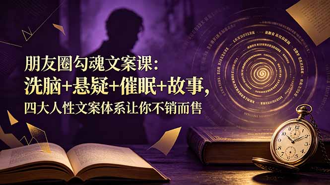 揭秘朋友圈文案四大体系：洗脑、悬疑、催眠与故事，轻松吸引关注-资源项目网