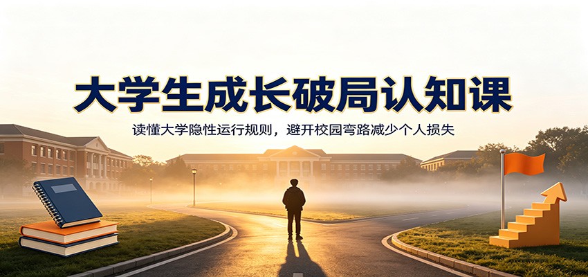 大学生成长必修课：揭秘大学隐性规则，规避校园陷阱，减少损失-资源项目网