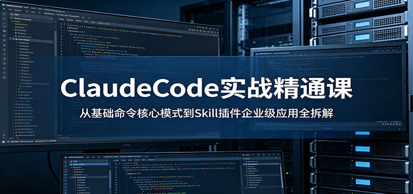 ClaudeCode实战精通课:全面解析基础命令、核心模式到企业级Skill插件应用-资源项目网