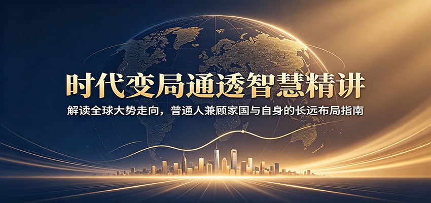 《时代变局：通透智慧精讲，全球大势走向解析与个人长远规划指南》-资源项目网