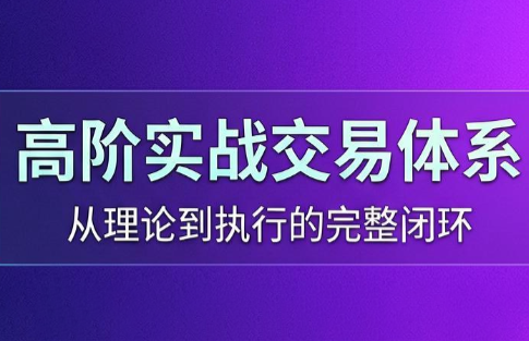 高老师·高阶实战交易体系(更新至6月)-资源项目网
