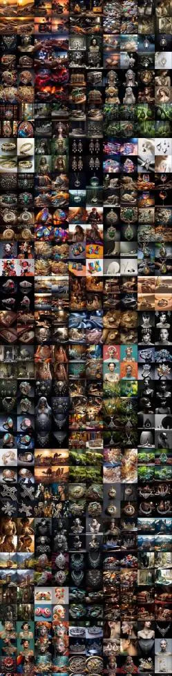 图片[4]-460+专业Midjourney珠宝摄影AI提示词戒指、项链、耳环、手链、宝石等，立即开始创作珠宝艺术-资源项目网