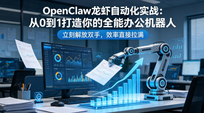 OpenClaw龙虾自动化实战：打造全能办公机器人，解放双手，效率飙升-资源项目网
