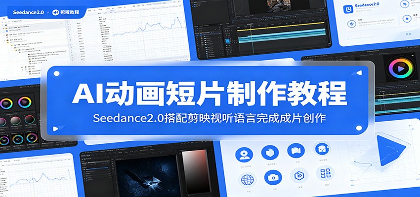 AI动画短片制作教程：使用Seedance2.0结合剪映完成视听语言创作-资源项目网