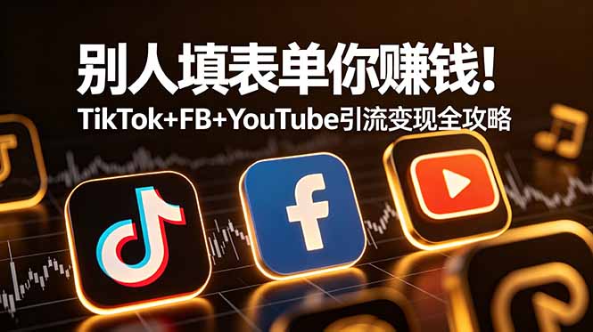 TikTok, Facebook, YouTube 引流变现全攻略：如何通过原创双语字幕赚钱-资源项目网