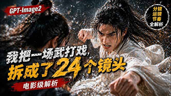 GPT-Image2助力武打镜头拆解：人物、动作、运镜与情绪爆发详解-资源项目网