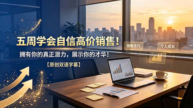 五周掌握自信销售技巧，挖掘潜力展现才华！【双语字幕】-资源项目网