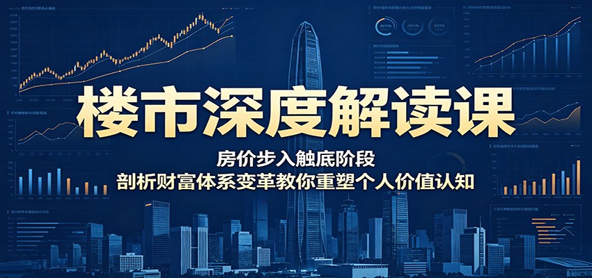 楼市深度解析：房价触底，财富体系变革重塑个人价值认知-资源项目网