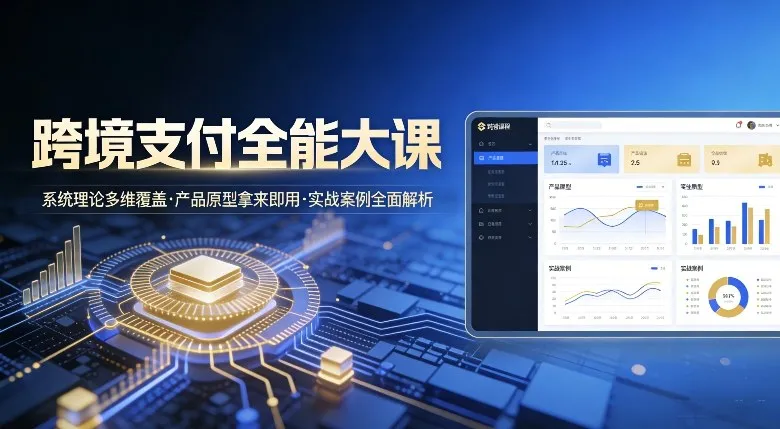 跨境支付全能大课：系统理论+产品原型实战案例解析-资源项目网