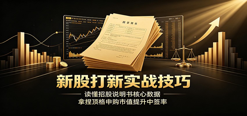 新股打新实战技巧：掌握招股说明书核心数据，提高顶格申购市值以增加中签率-资源项目网